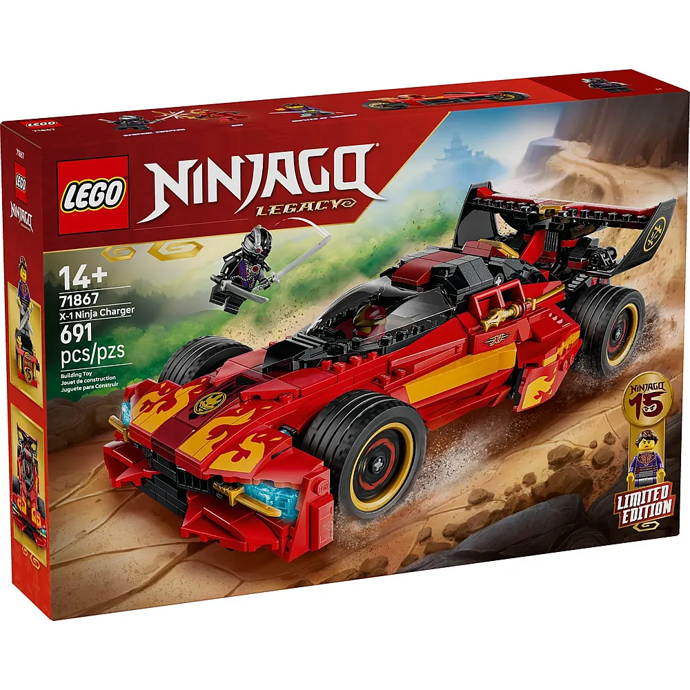 LEGO Ninjago 15-j�hriges Jubil�um des X-1 Ninja Supercar 71867