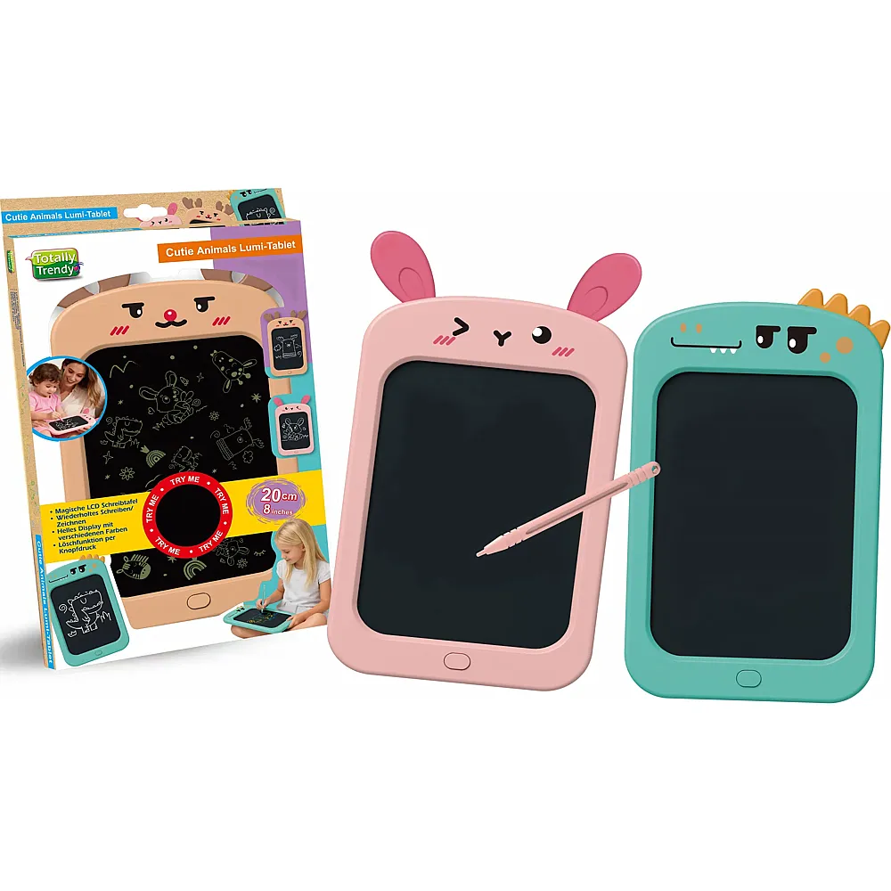 Totally Trendy Cutie Animals Lumi-Tablet ass.