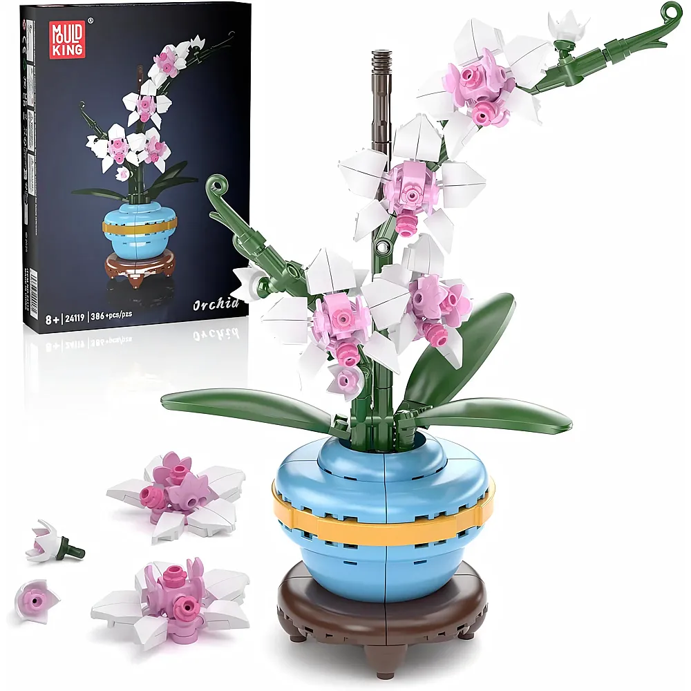 meinspielzeug - Mould King Orchidee 24119 | Klemmbausteine Natur