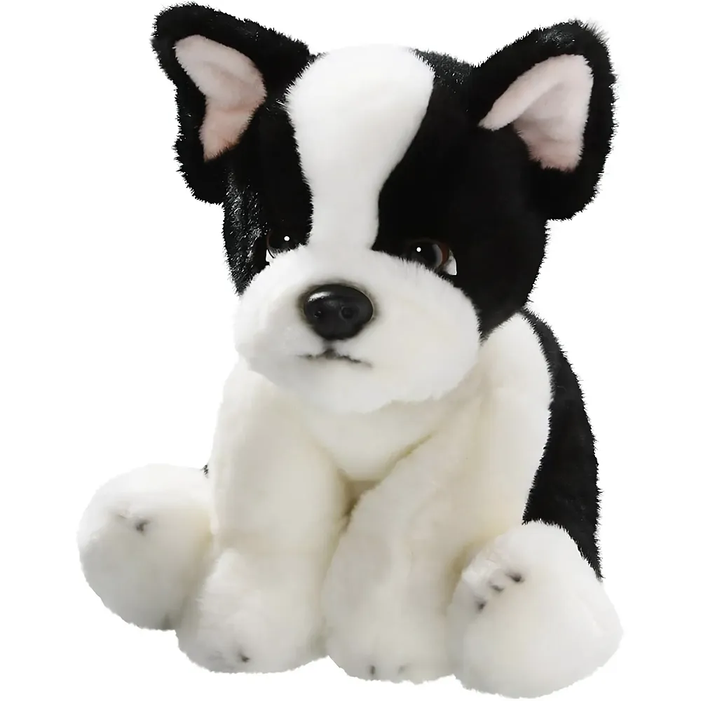 Carl Dick Franz�sische Bulldogge sitzend - 24 cm - Hunde Pl�sch