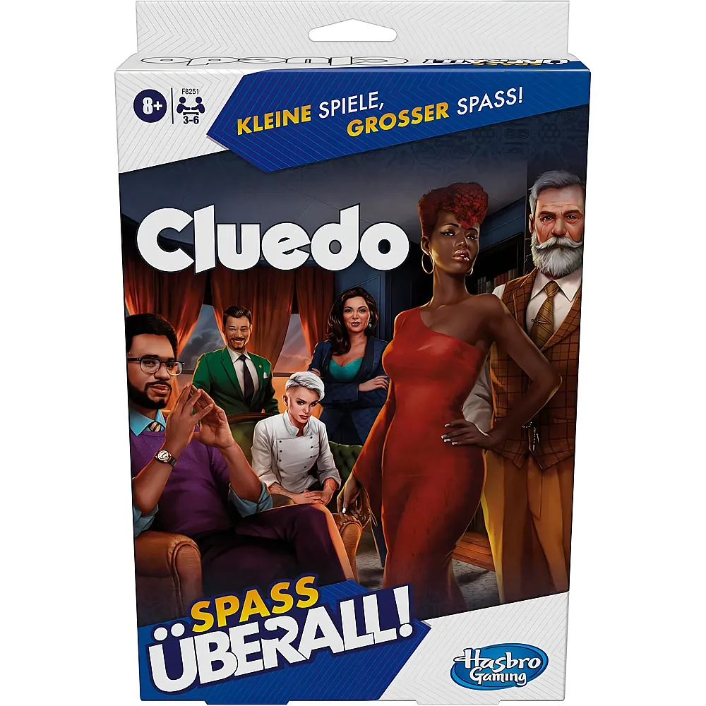 Hasbro Gaming Cluedo Kompakt - Deutsch
