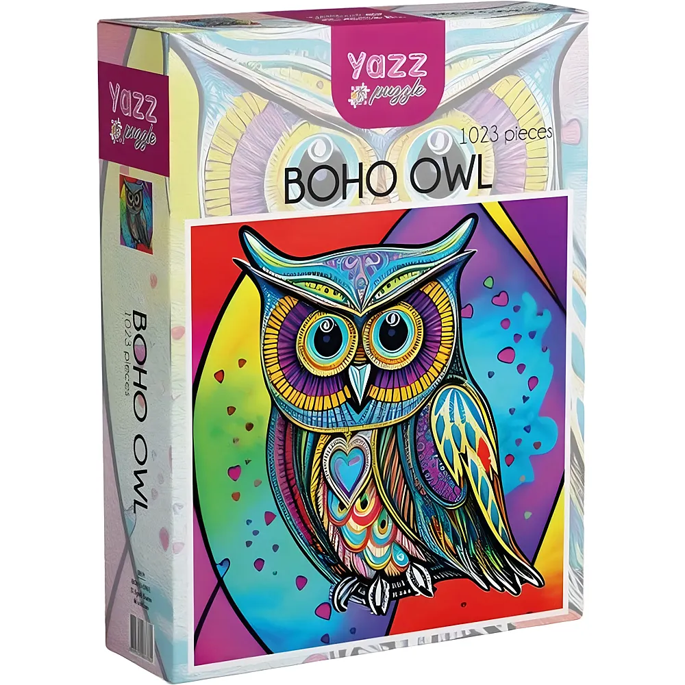 Yazz Puzzle Boho Owl - 1023 Teile