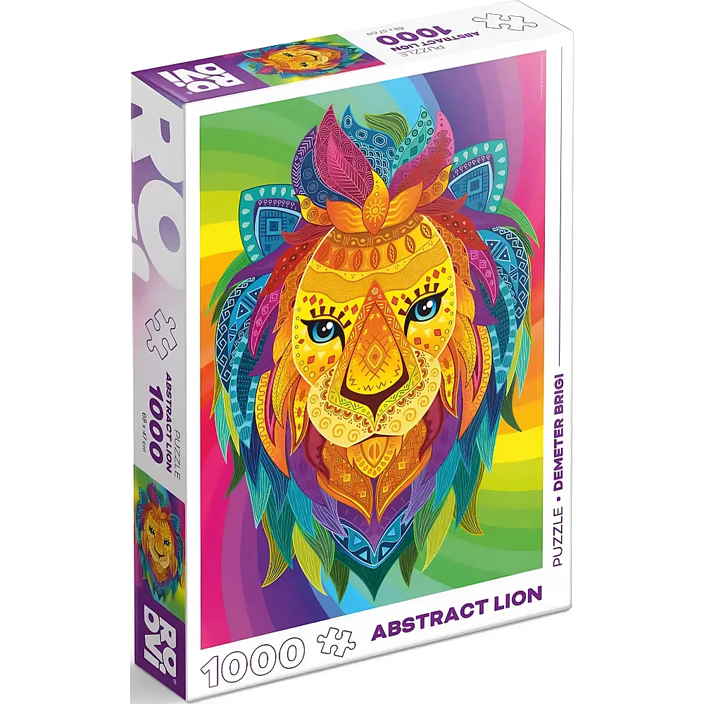 Roovi Puzzle Abstrakter L�we 1000Teile