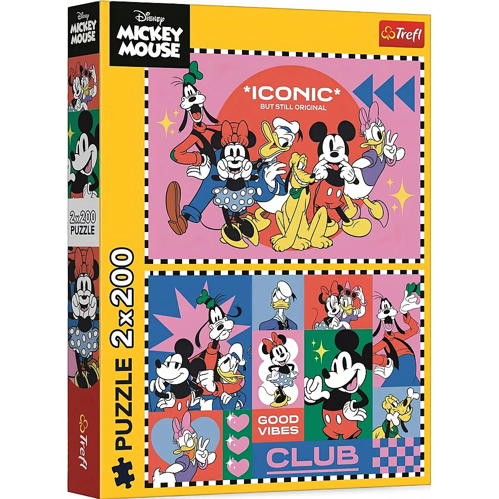 Trefl Puzzle Zeit mit Freunden - Disney Standard Figuren 200Teile