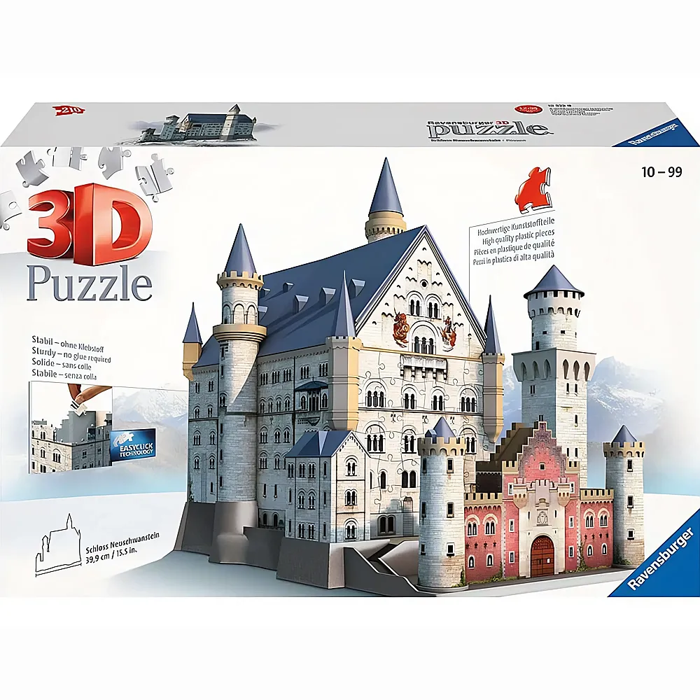Ravensburger 3D Puzzle Schloss Neuschwanstein 309Teile