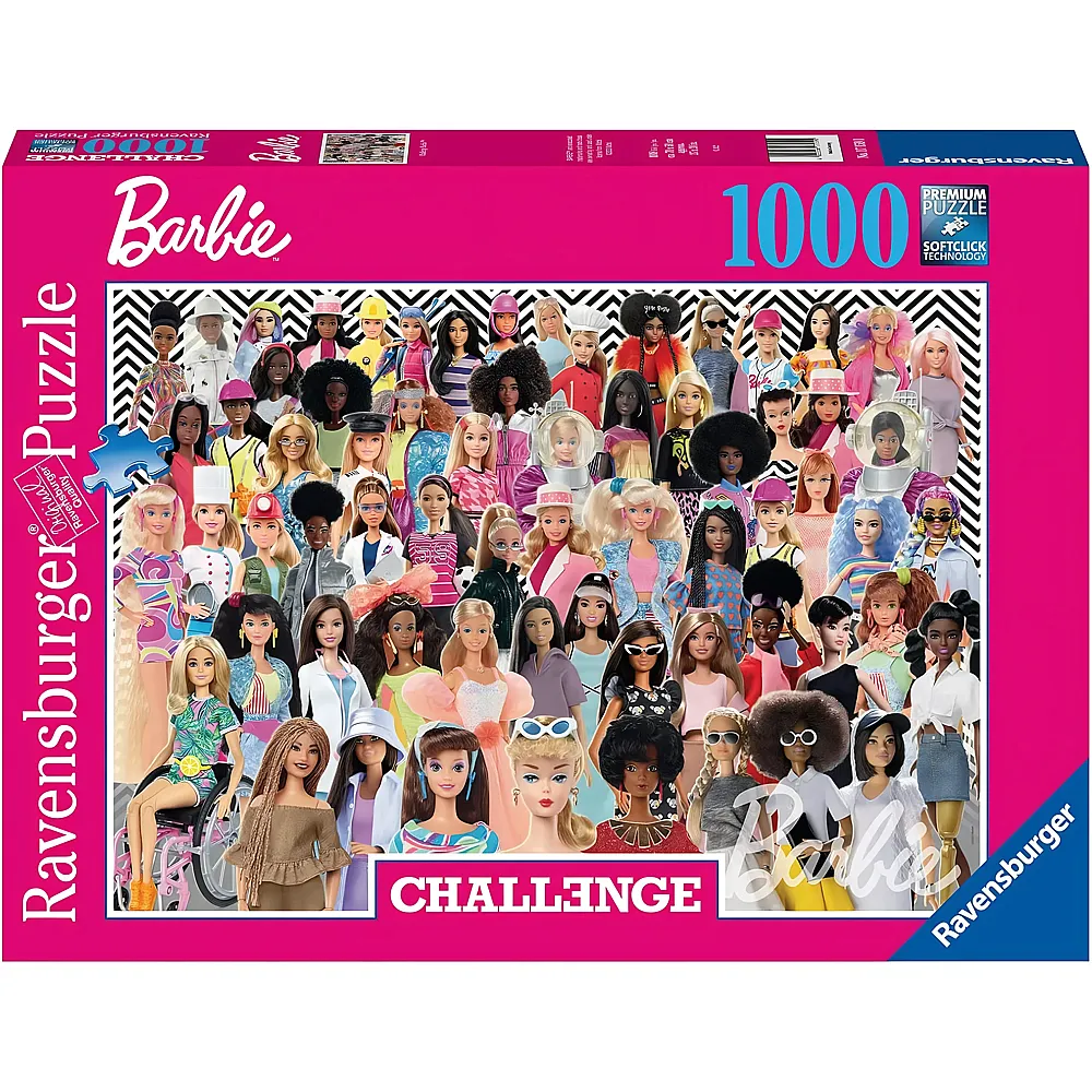 Ravensburger Puzzle Challenge Barbie 1000Teile