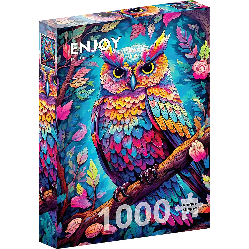 Enjoy Puzzle Blendende Eule - 1000 Teile