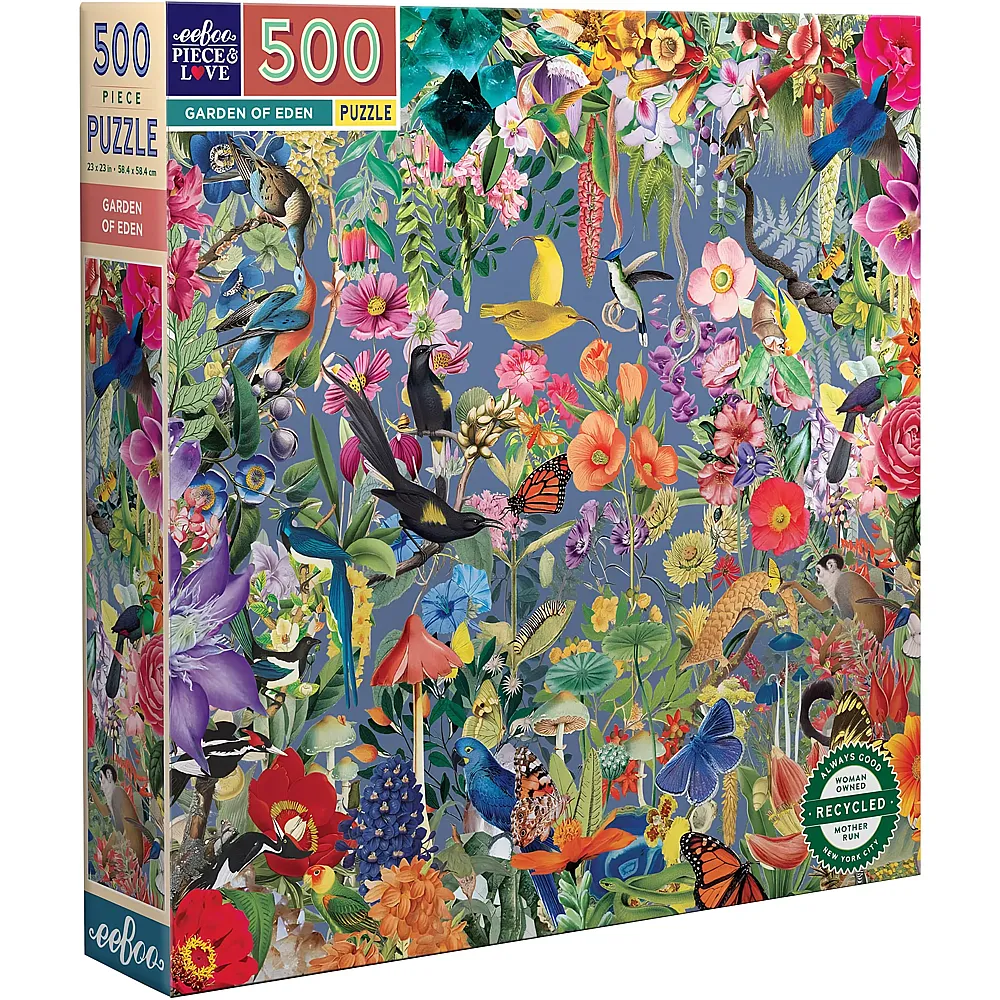 eeBoo Puzzle Garden of Eden 500Teile