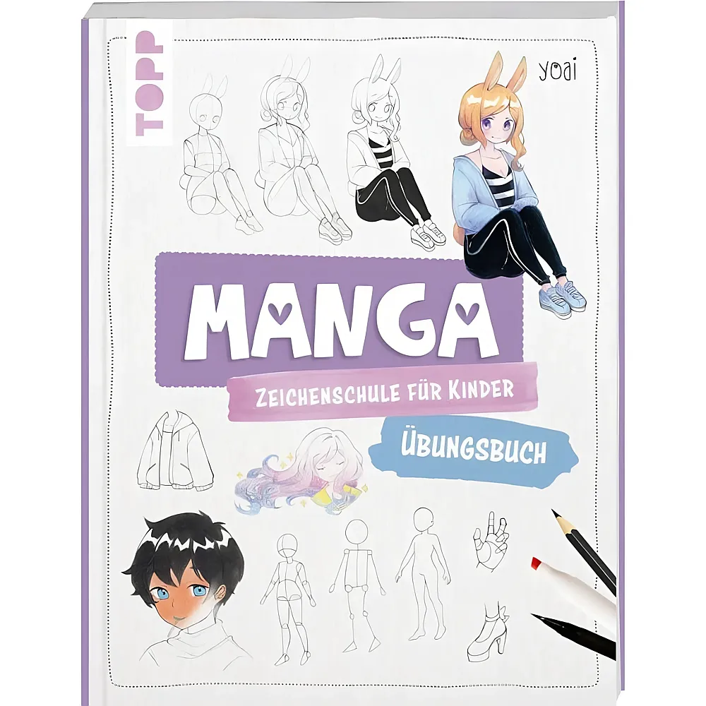 Frechverlag Manga-Zeichenschule Kinder bungsbuch