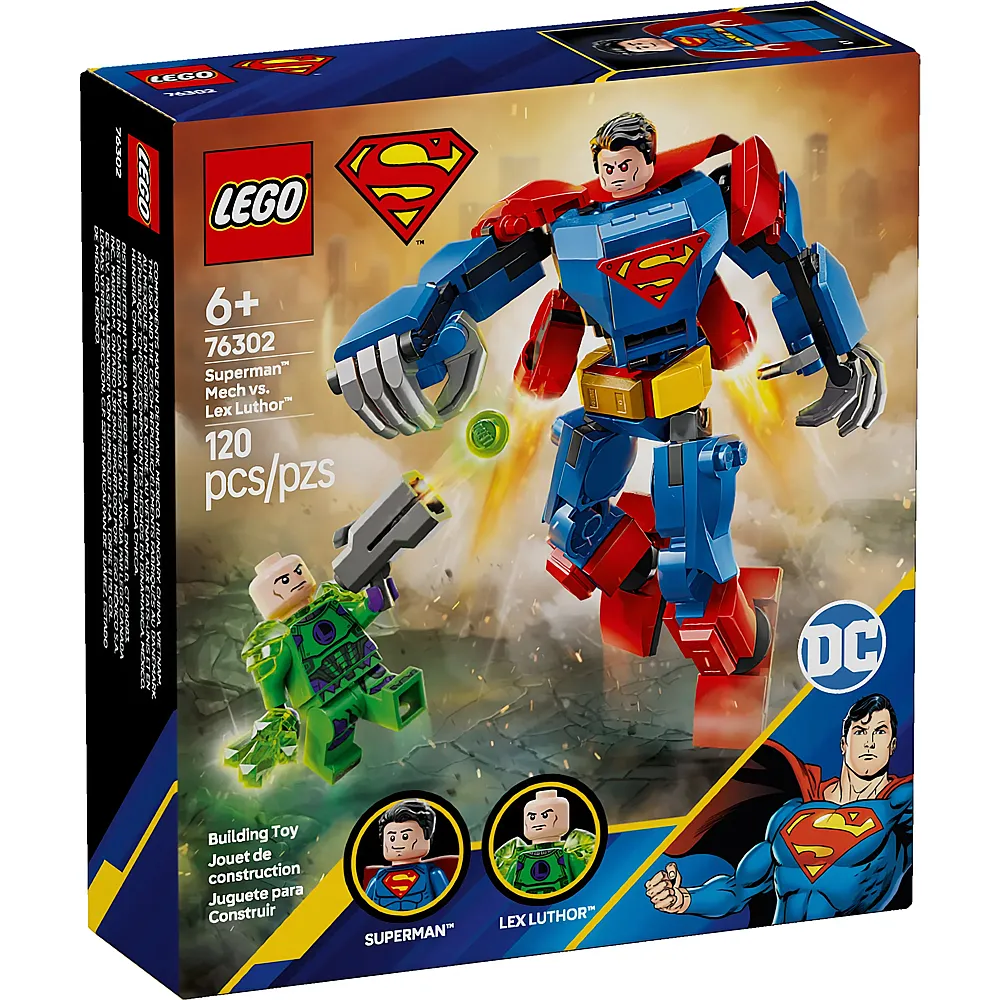 LEGO DC Universe Super Heroes Superman Mech vs. Lex Luthor 76302