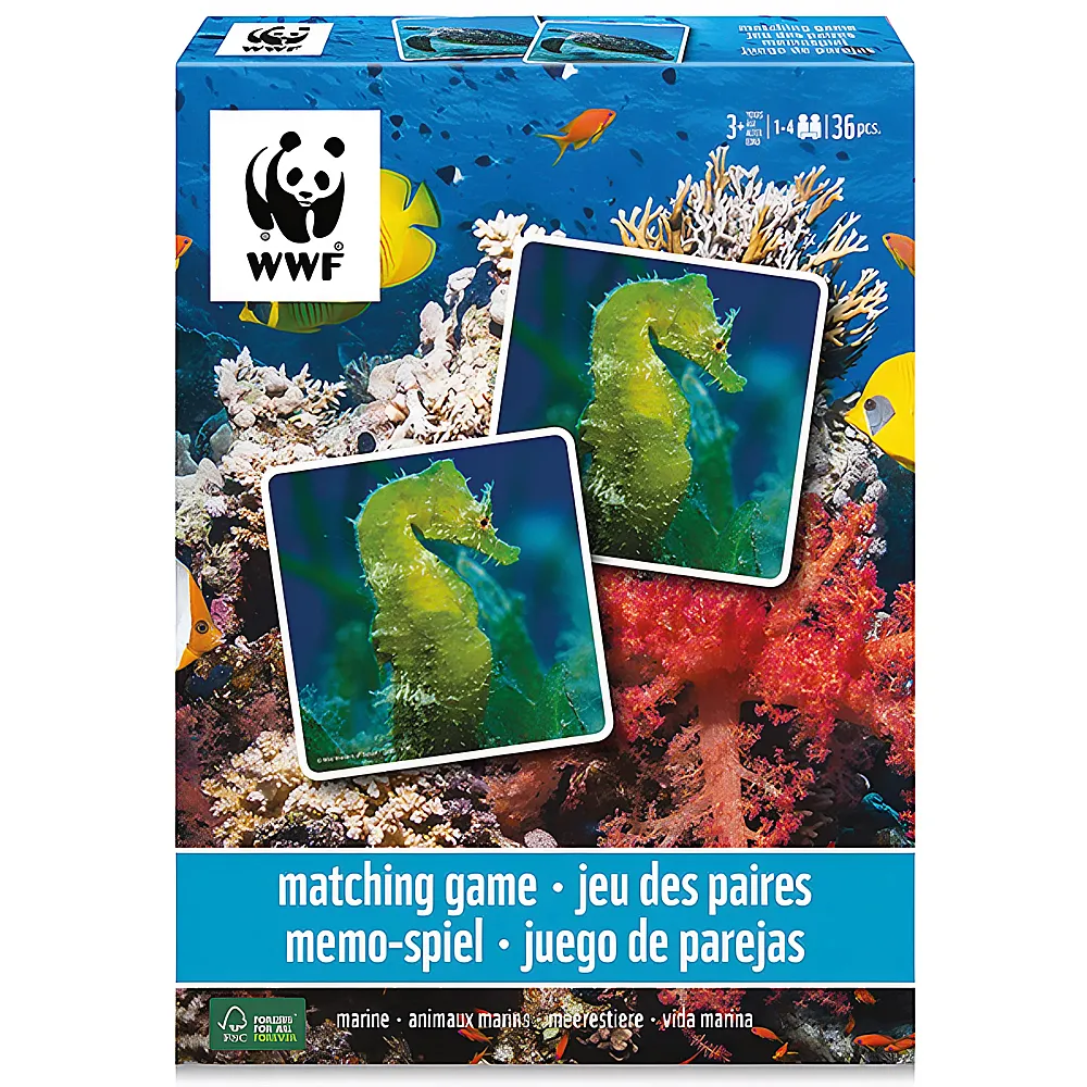 Ambassador Spiele WWF Memo Unterwasser 36Teile