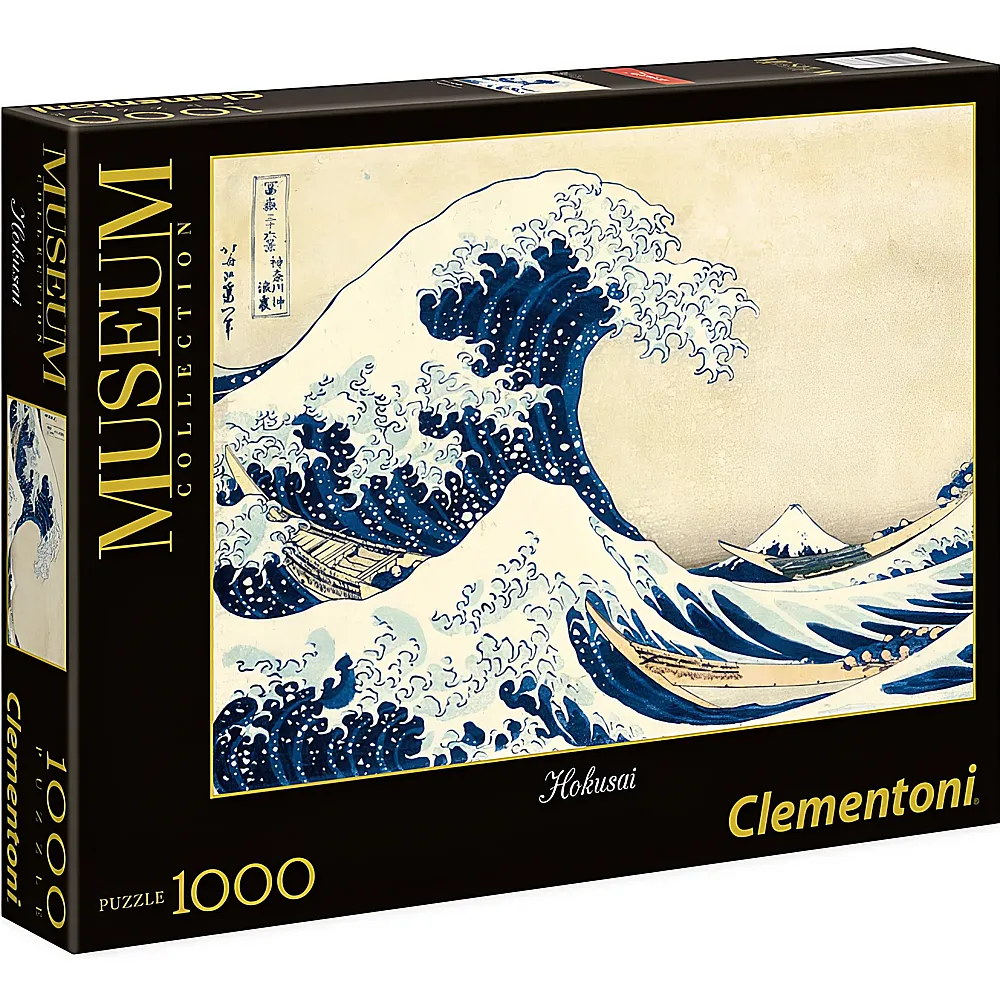 Clementoni Puzzle Museum Collection Hokusai Die grosse Welle 1000Teile