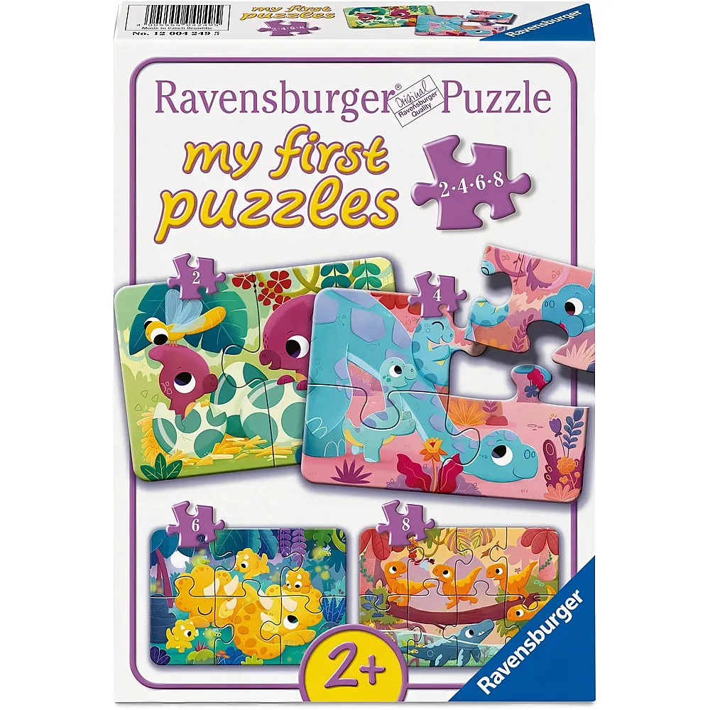 Ravensburger Puzzle Dino-Freunde 2,4,6,8