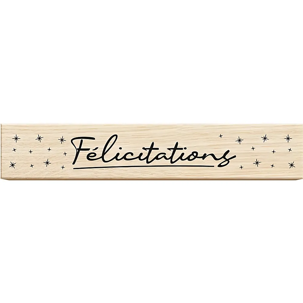 Aladine Stempel Felicitations - Franais | Stempelsets