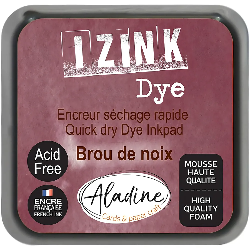 Aladine Izink Stempelkissen Dye Braun