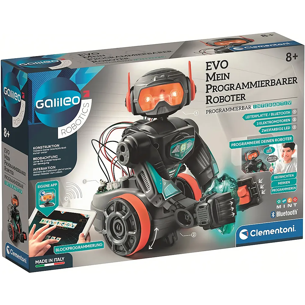 Clementoni Galileo EVO Mein programmierbarer Roboter