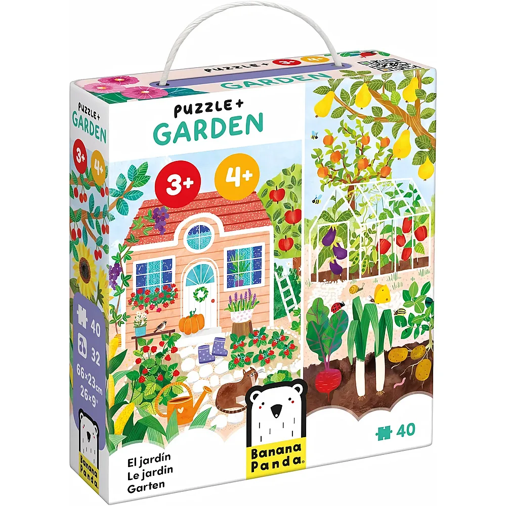 Banana Panda Puzzle Im Garten 40Teile