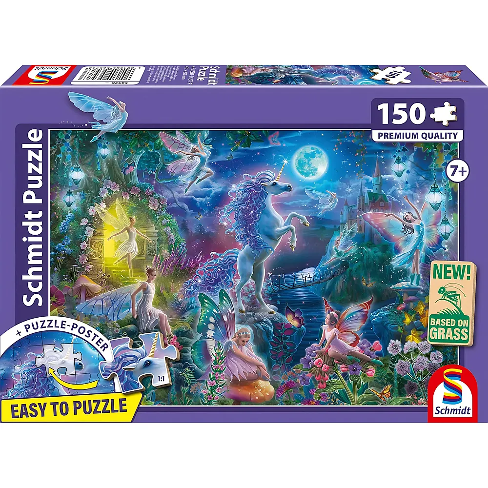 Schmidt Puzzle Das M�rchen vom Einhorn 150Teile