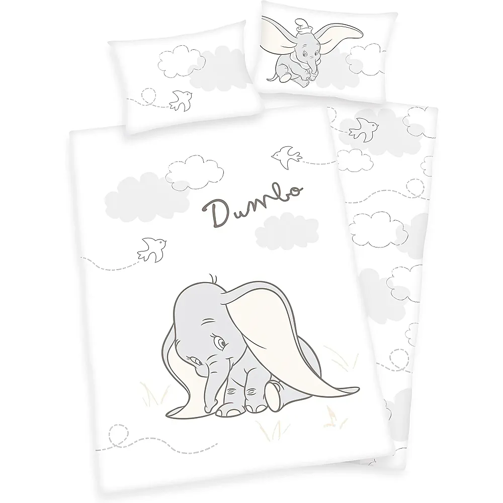 Herding Disney Dumbo - Wendebettw�sche - 40 x 60 + 100 x 135 cm