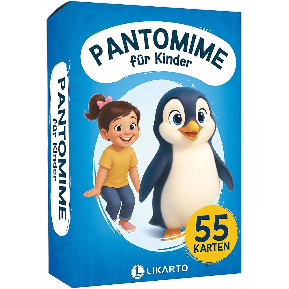 Likarto Pantomime Spiel f�r Kinder - Lustiges Familienspiel & Ratespiel - Outdoor & Indoor Kinderspiel - Geschenkidee f�r