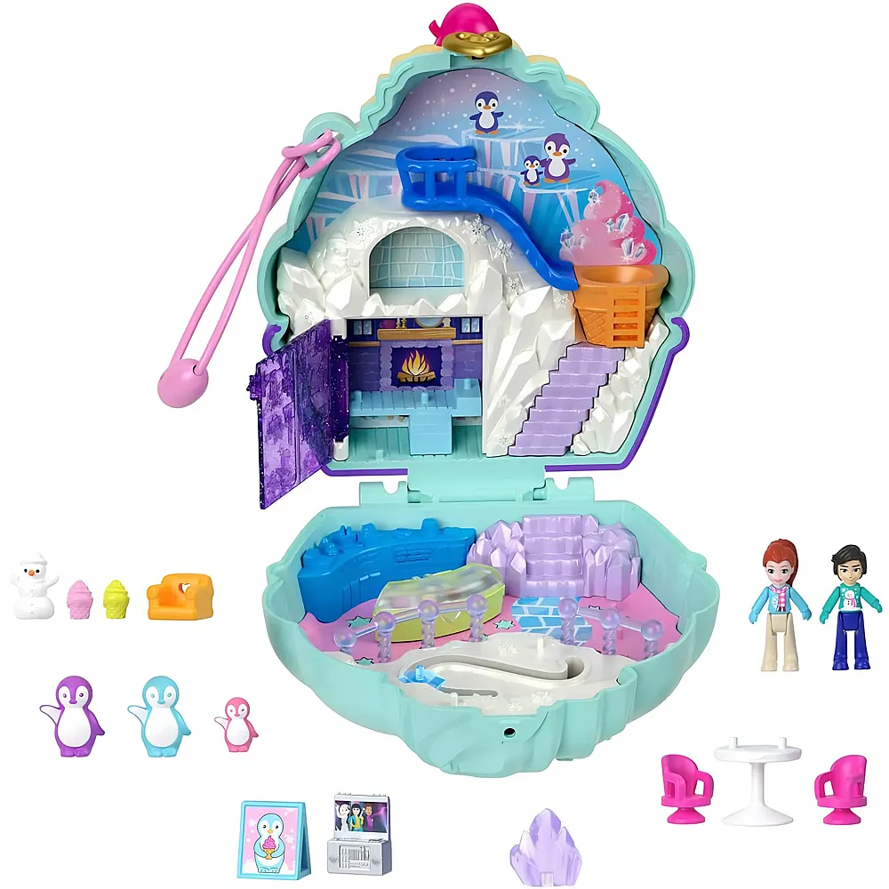 Polly Pocket Winterliche Pinguin Schatulle