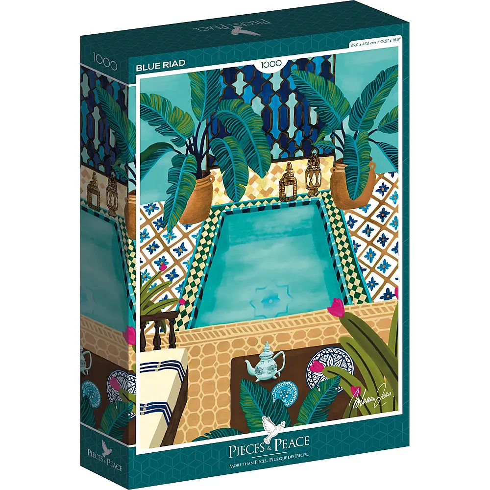 Pieces & Peace Puzzle Blue Riad - 1000 Teile