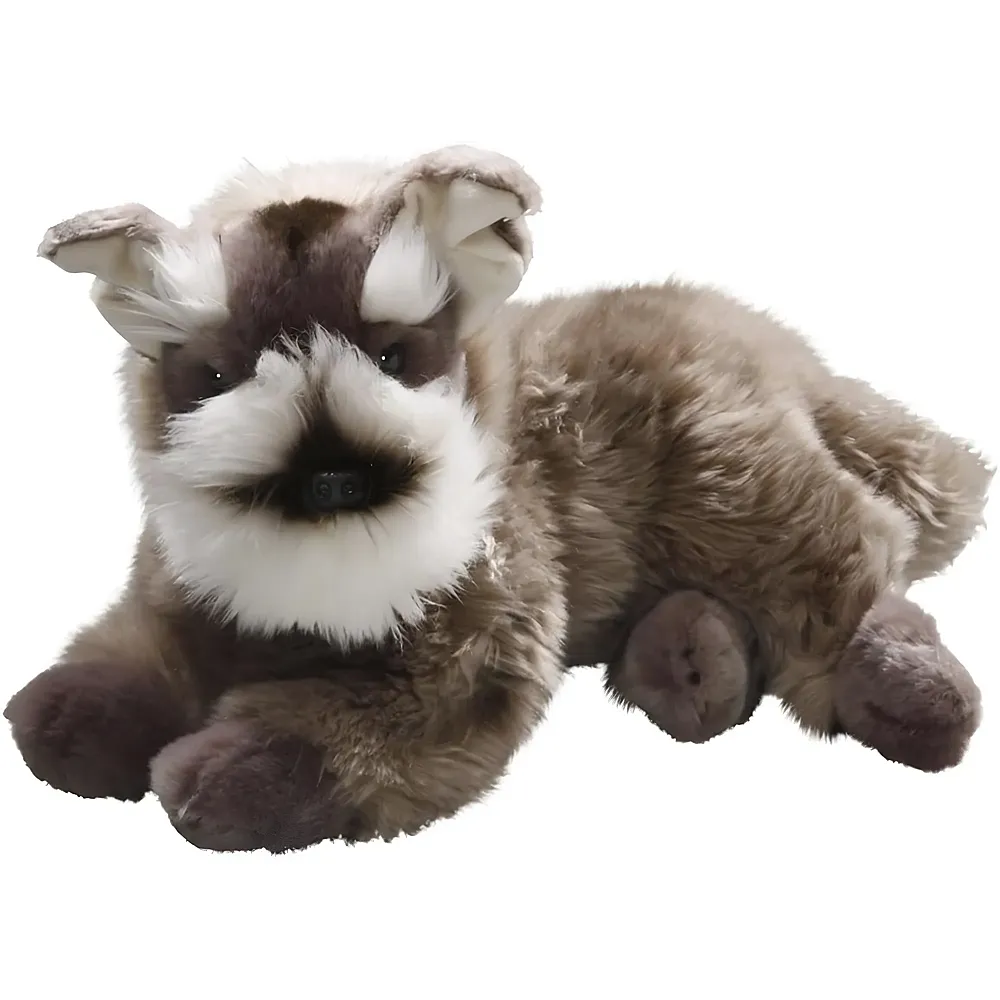 Carl Dick Schnauzer Terrier liegend - 35 cm - Hunde Pl�sch