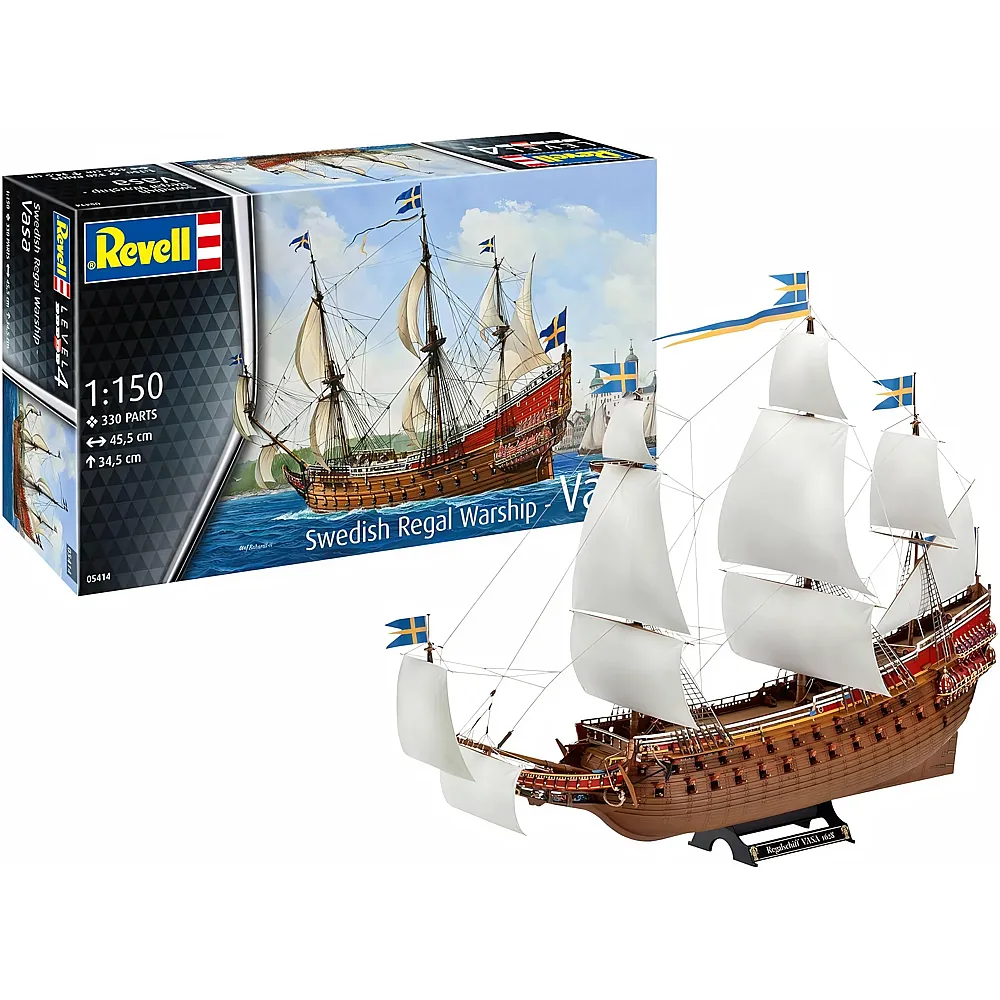 meinspielzeug - Revell Segelschiff Vasa 330Teile | Modellbausatz Schiffe