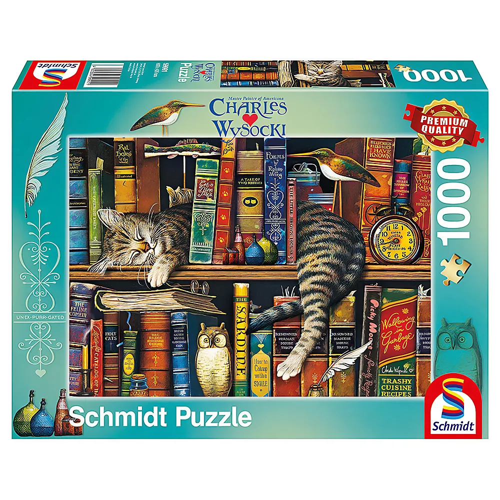 Schmidt Puzzle Charles Wysocki Frederick, der Literat 1000Teile