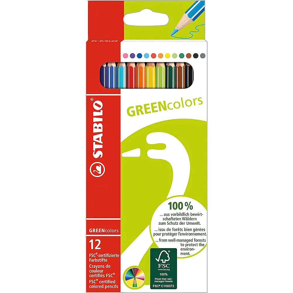 Stabilo GREENcolors Farbstifte