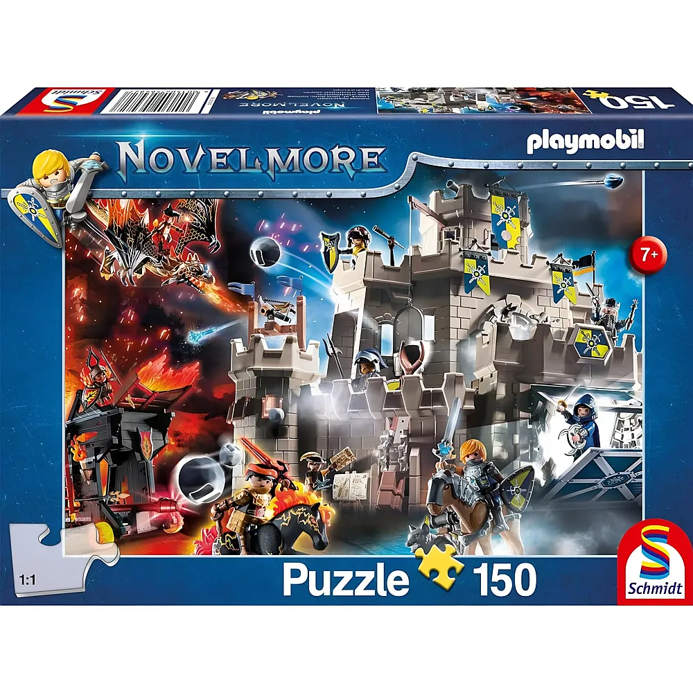 Schmidt Puzzle Playmobil Die Burg von Novelmore 150Teile