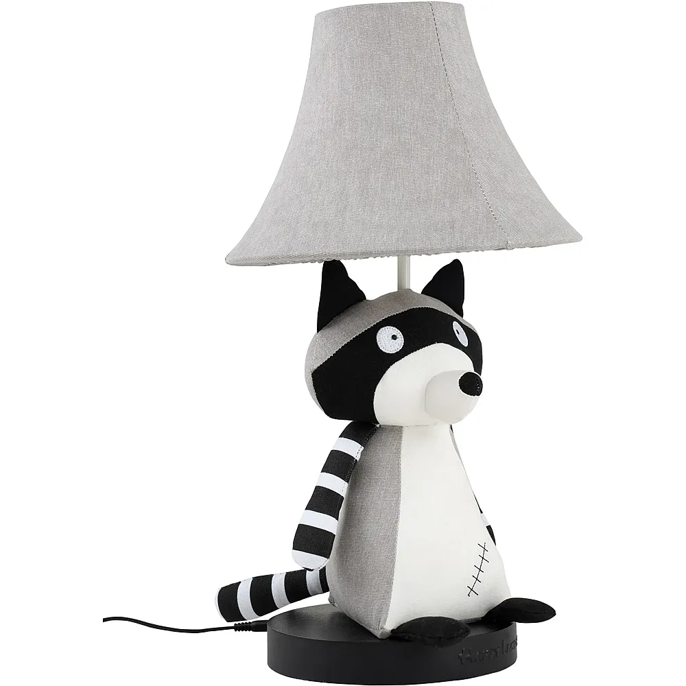 Happy Lamps Design-Tischleuchte Ben der schelmische Waschb�r | Nachtlichter & Lampen