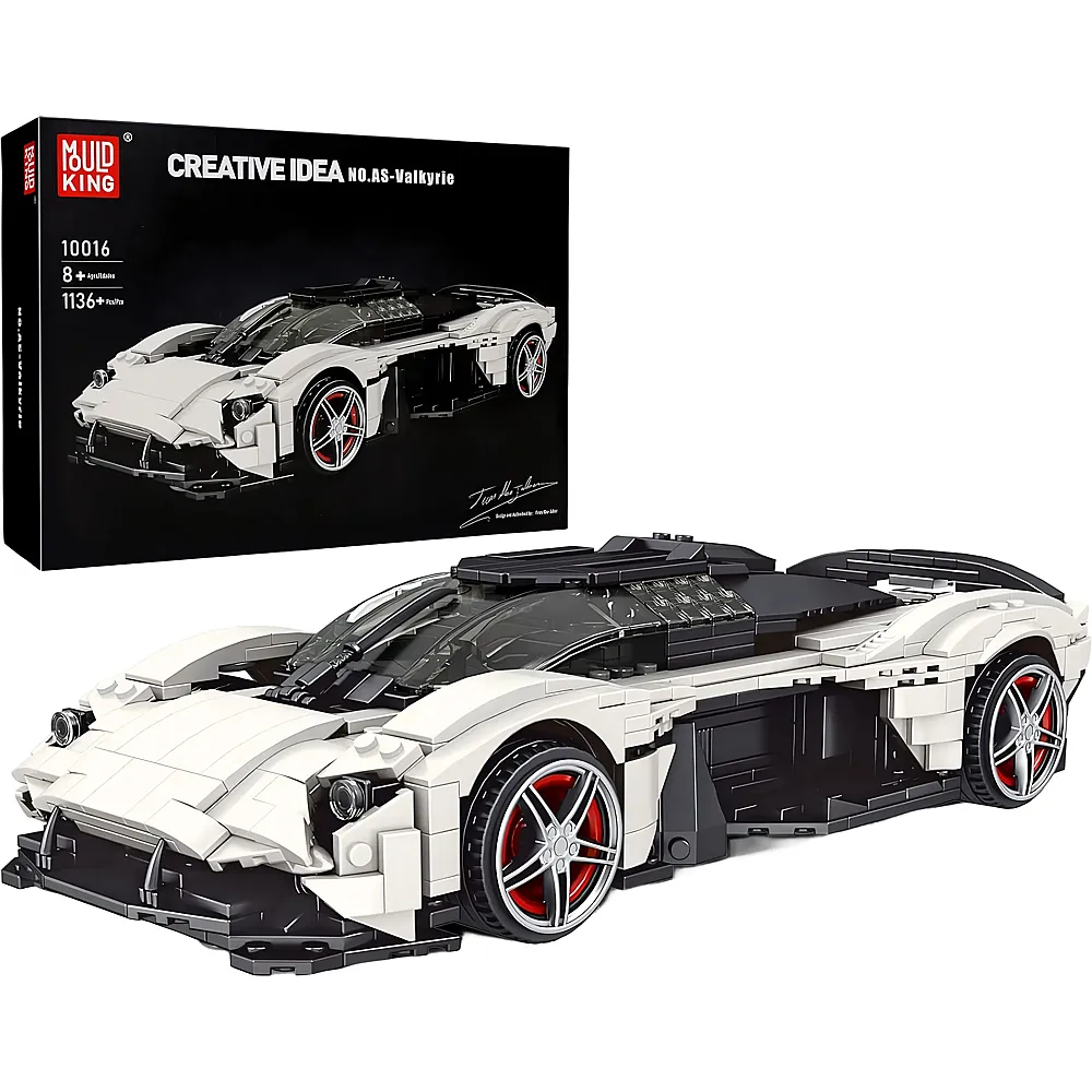 Mould King Creative Idea Sportwagen AS-Valkyrie Ohne Motor 10016