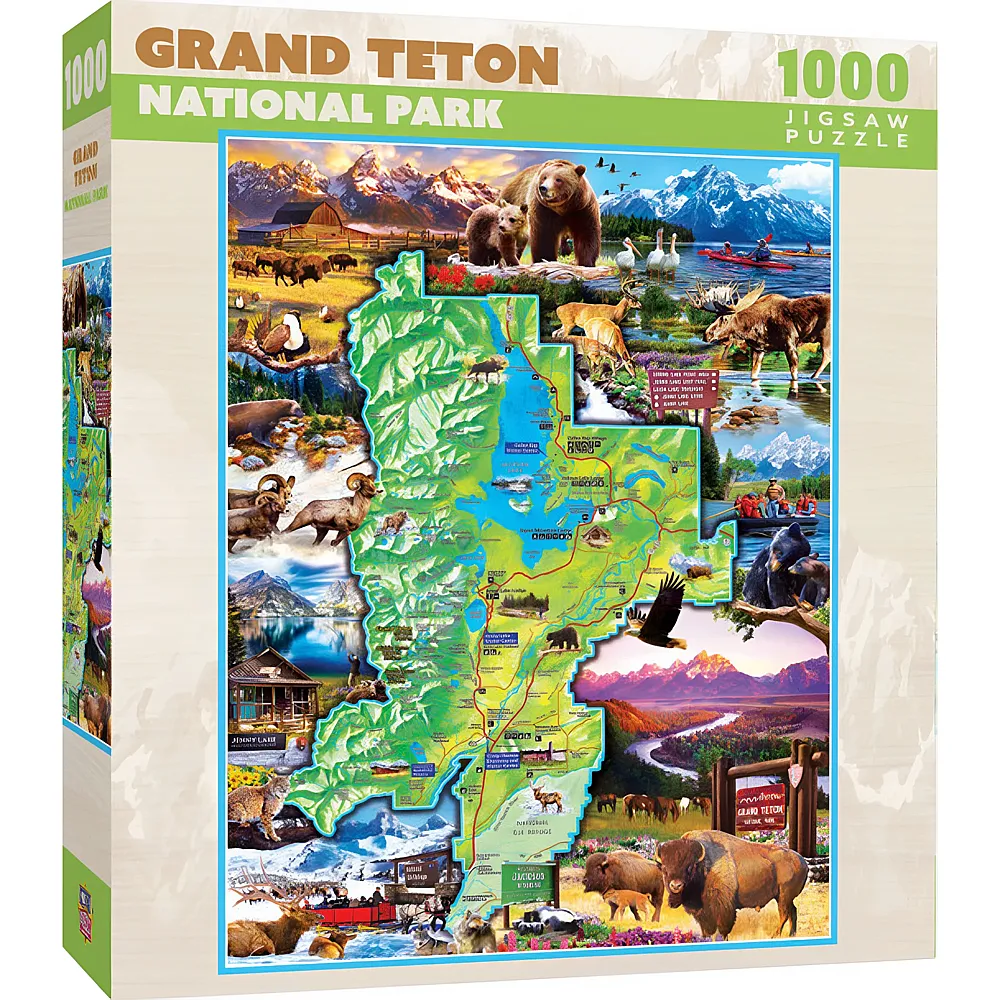 Master Pieces Puzzle National Parks - Grand Teton National Park 1000Teile