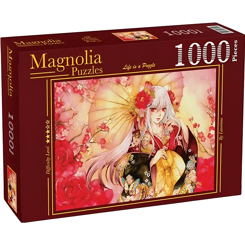 Magnolia Puzzle Laverinne Red Plum 1000Teile