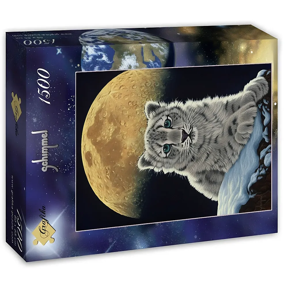 Grafika Puzzle Art Collection William Schimmel Moon Leopard 1500Teile