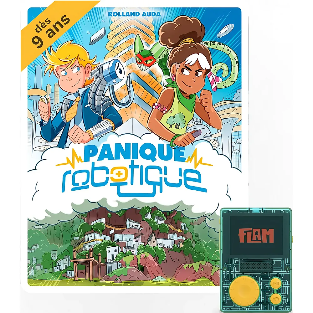 Lunii Flam Audiobook Panique et Robotique FR
