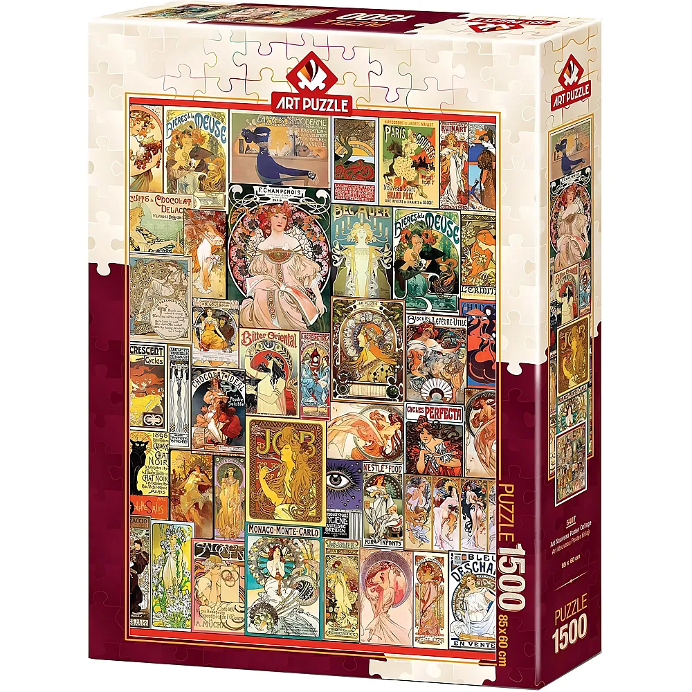 Art Puzzle Jugendstil-Plakatcollage - 1500 Teile