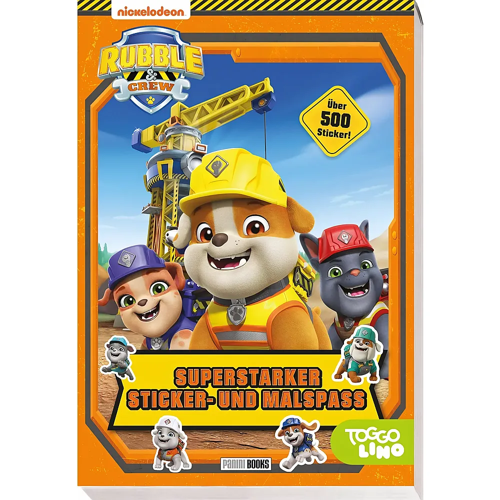 Panini Paw Patrol Rubble & Crew Sticker- und Malspass