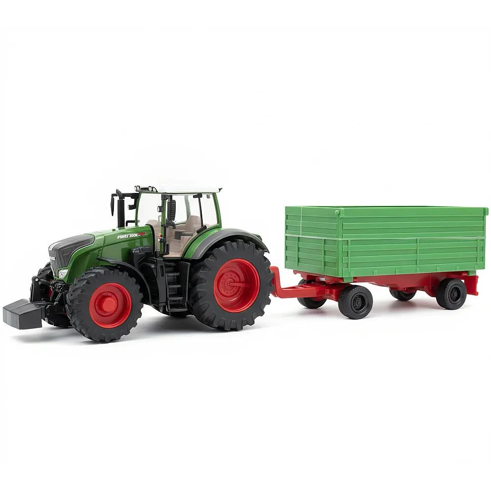 Bburago Farmland Fendt 1050 Vario tractor with flywheel & trailer
