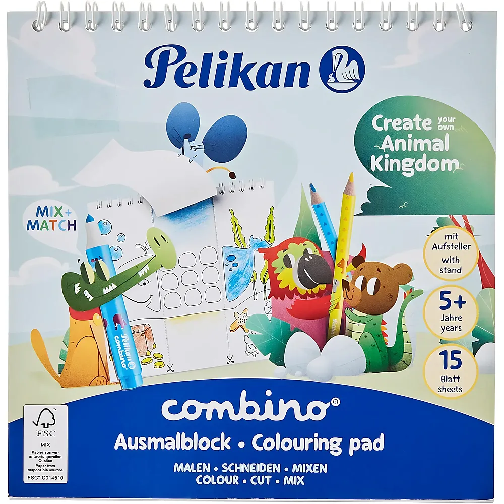 meinspielzeug - Pelikan Malblock Combino | Malb�cher