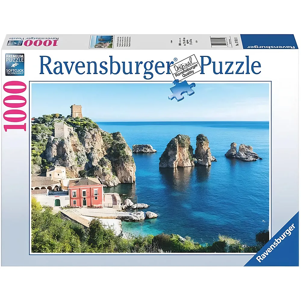 Ravensburger Puzzle Alberobello in Apulia, Italien - 1000 Teile