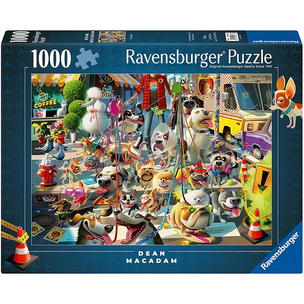 Ravensburger Puzzle The Dog Walker - 1000 Teile