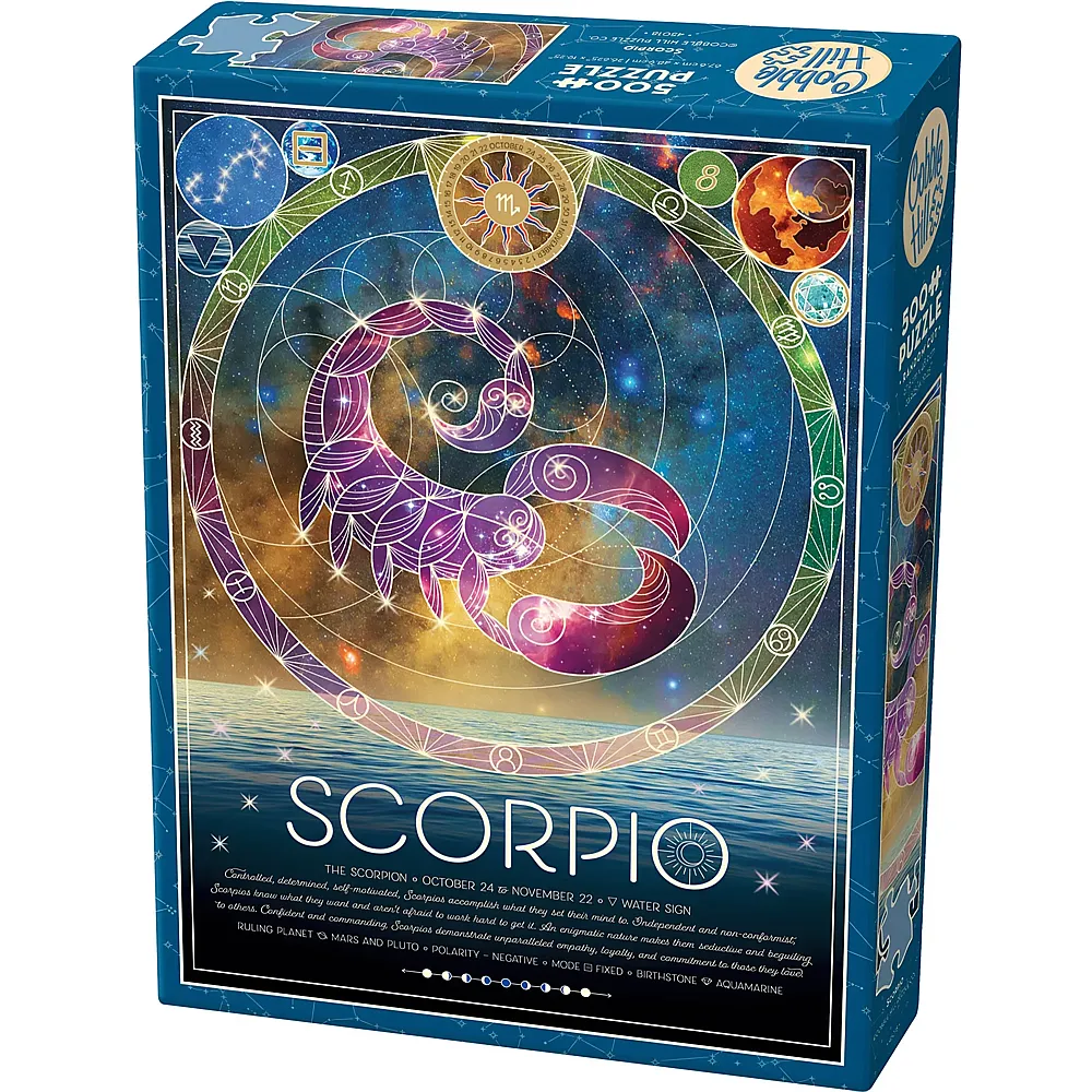 Cobble Hill Puzzle Sternzeichen Skorpion 500Teile