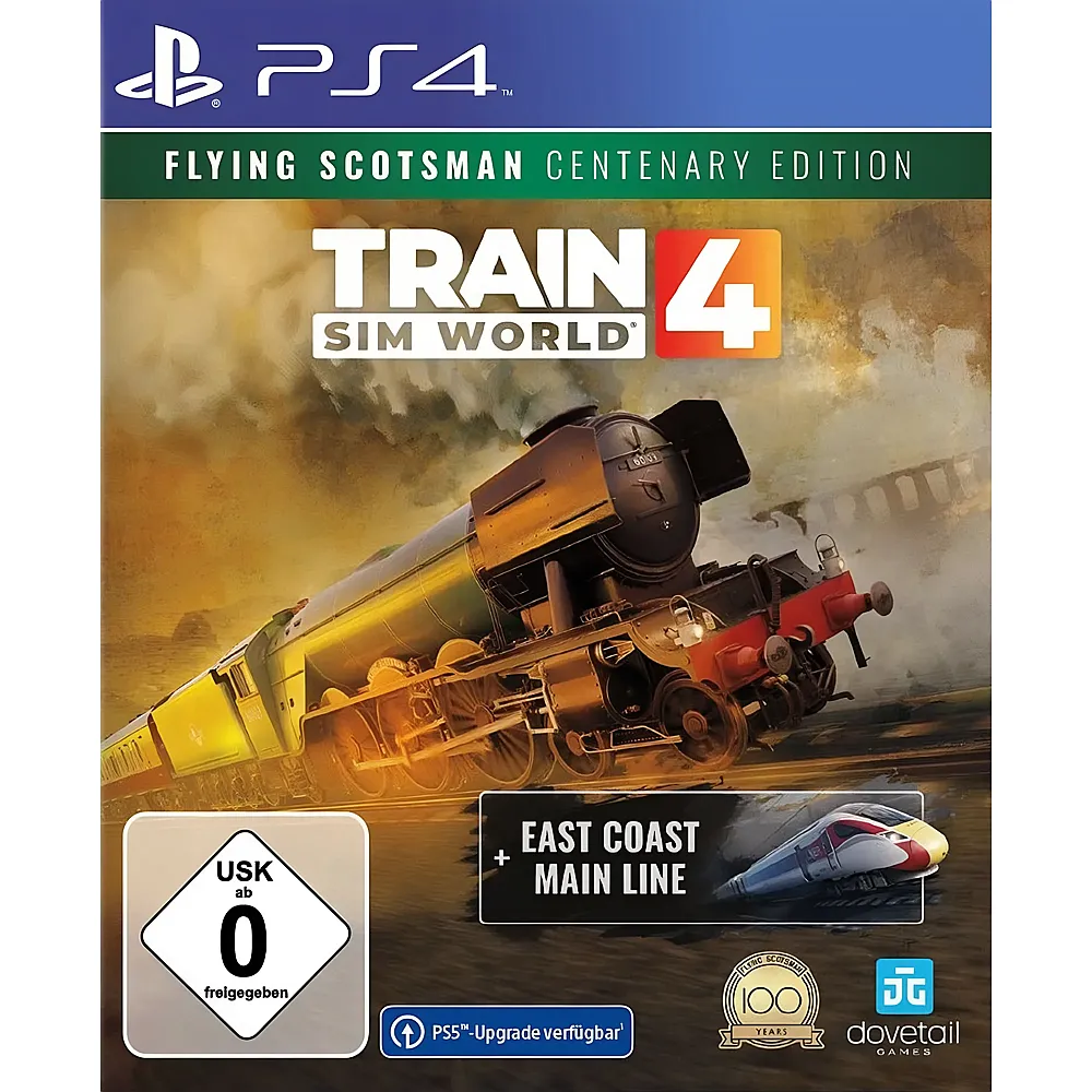 Dovetail Games Train Sim World 4 - Flying Scotsman Centenary Edition PS4 D
