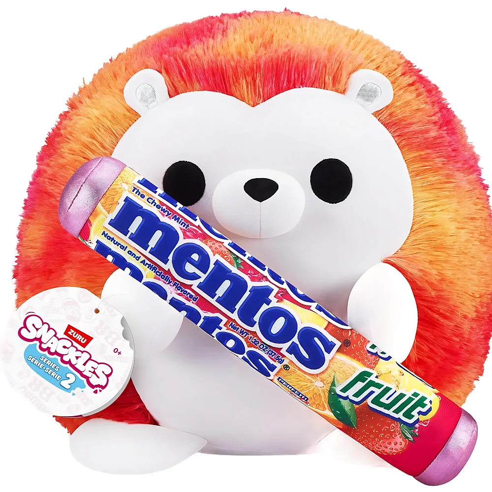 Zuru Snackles Hedgehog Mentos Fruit - 20 cm