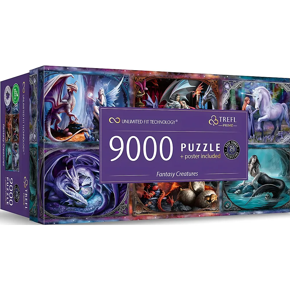 Trefl Puzzle Fantasy-Kreaturen - Anne Stokes - 9000 Teile