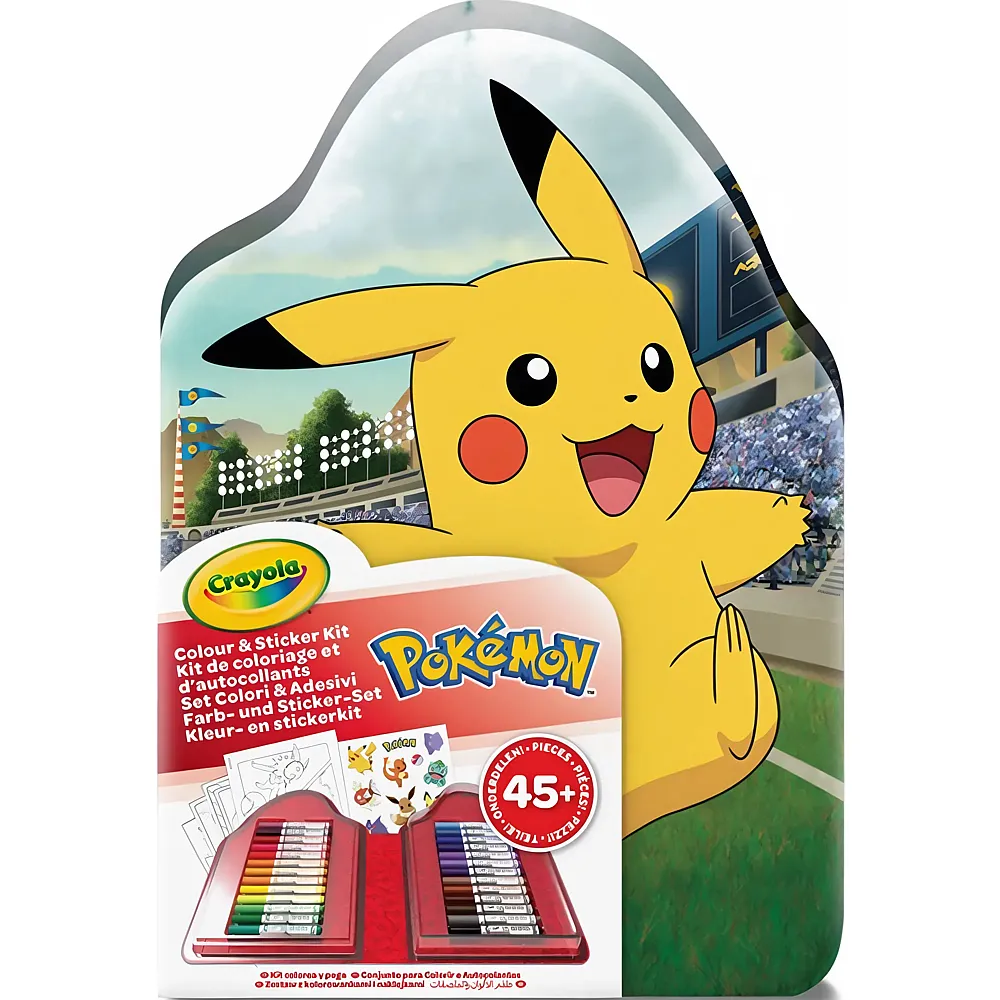 Crayola Farb- und Sticker Set Pok�mon