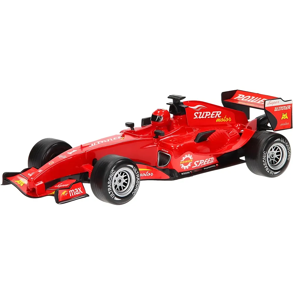 F1-Rennwagen mit Licht & Sound Rot