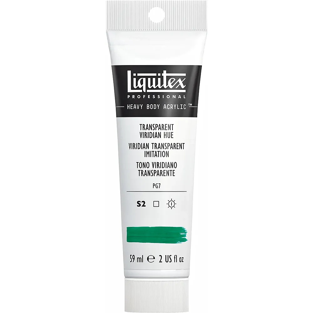 Liquitex Lqx Prof. Heavy Body Acrylfarbe 59ml Tube Viridian Transpare - Suche